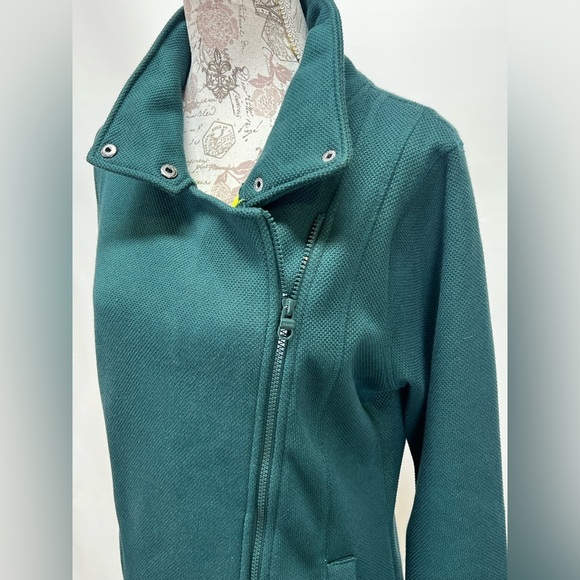 BENCH Teal and yellow full zip jacket size‎ XL - Picture 3 of 15